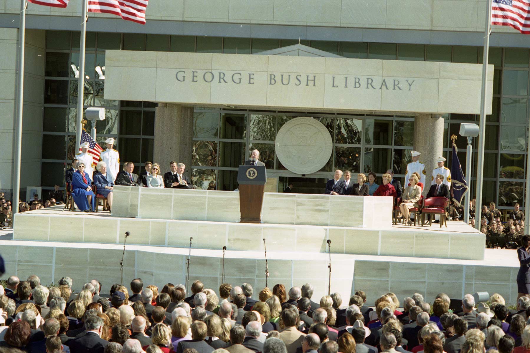 George Bush Library Dedication in 1997