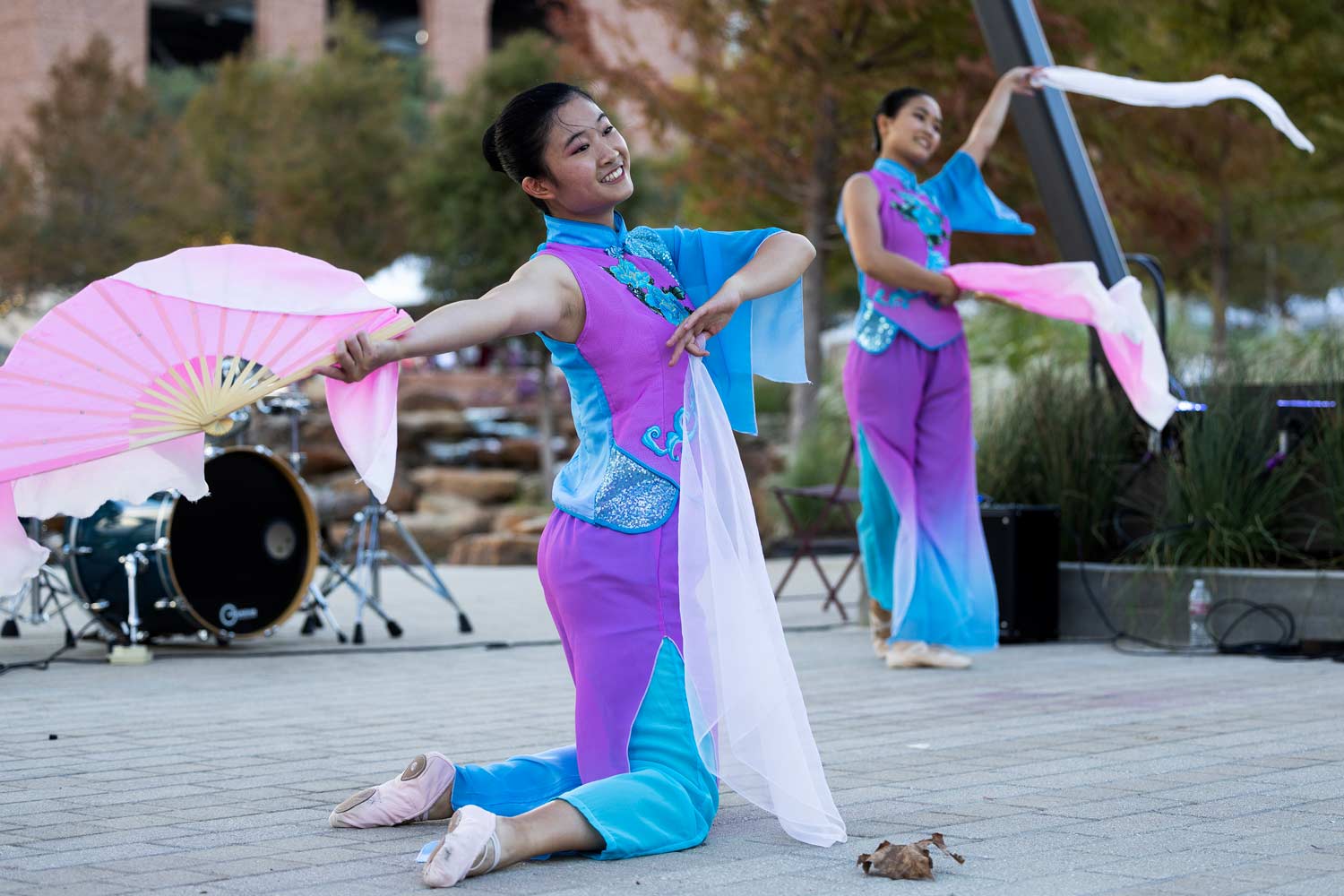 Texas A&M Student Group performs traditional dance at Aggie Park