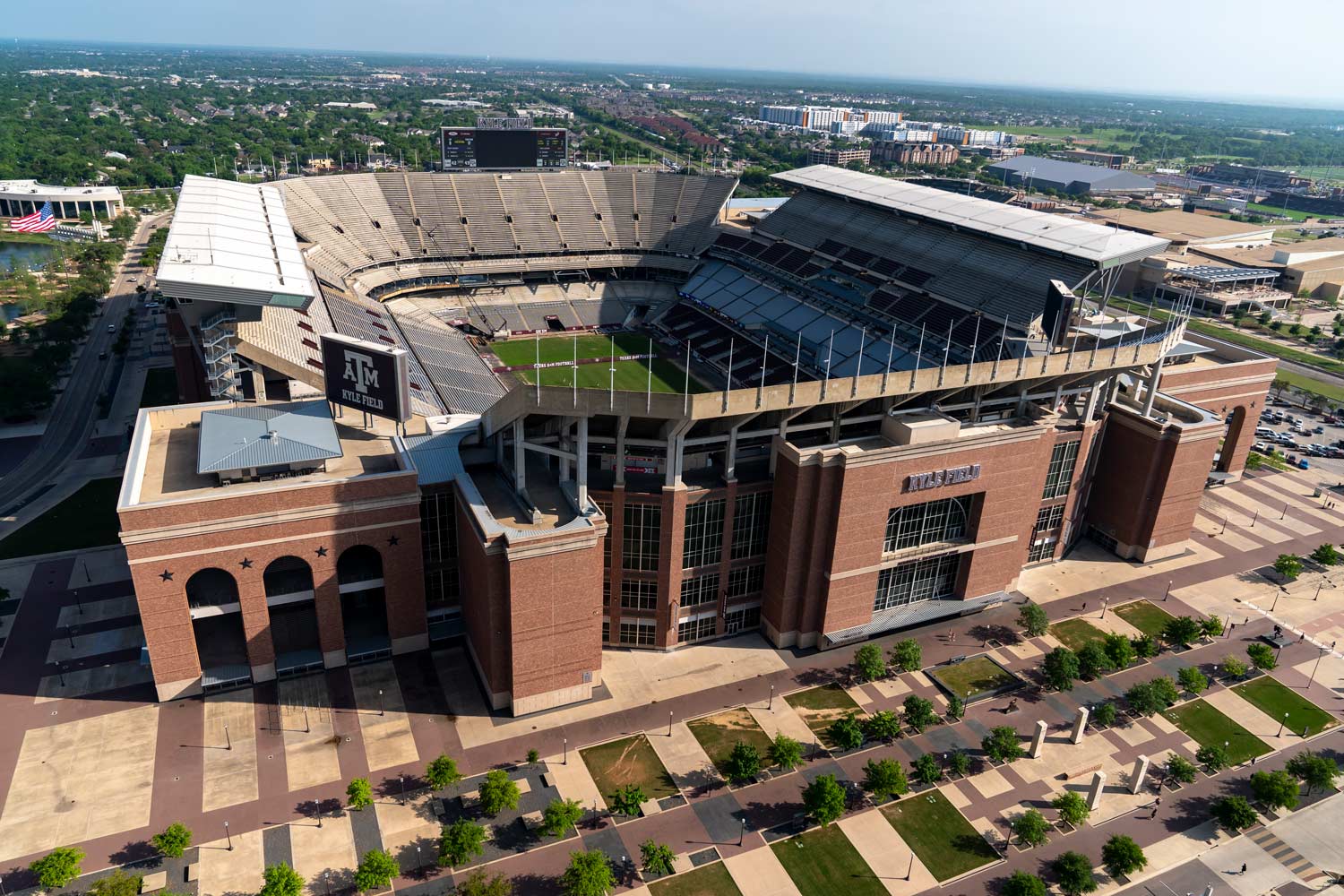 Aerial view of Kyle Field