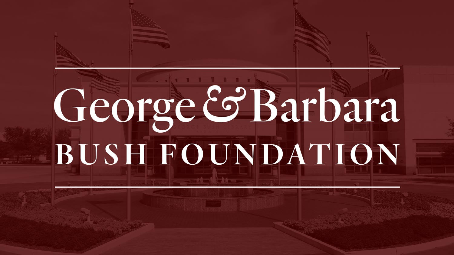 George and Barbara Bush Foundation logo