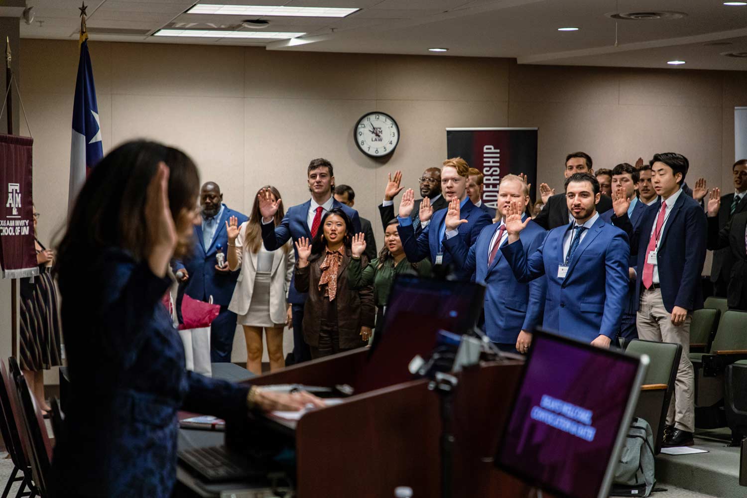 Texas A&M Law School students get sworn in