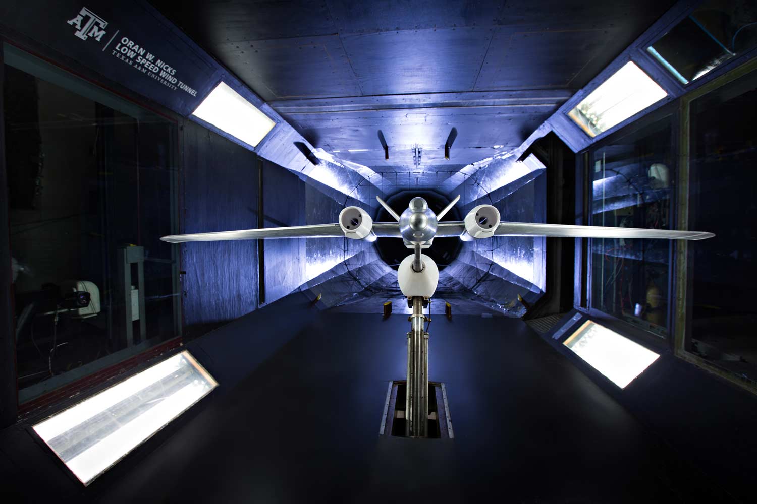 Inside look at the Wind Tunnel research facility on the Texas A&M University campus